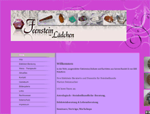 Tablet Screenshot of feenstein-laedchen.de